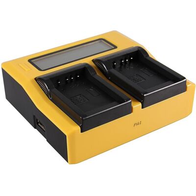 Patona Dual LCD USB Ladegerät f. Samsung SLB-0837B IA-BH130C IA-BH130LB Digimax i85 L74 wide (Kamera Akku Ladegerät), Kamera Stromversorgung, Schwarz Patona Dual LCD USB Ladegerät f. Samsung SLB-0837B IA-BH130C IA-BH130LB Digimax i85 L74 wide (Kamera Akku Ladegerät), Kamera Stromversorgung, Schwarz