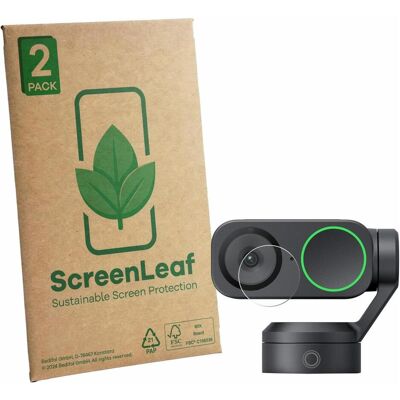 ScreenLeaf Schutzfolie für Insta360 Link 2 (Linse) nachhaltiger Displayschutz Display Schutz Folie Klar, Geräte Schutzfolie ScreenLeaf Schutzfolie für Insta360 Link 2 (Linse) nachhaltiger Displayschutz Display Schutz Folie Klar, Geräte Schutzfolie