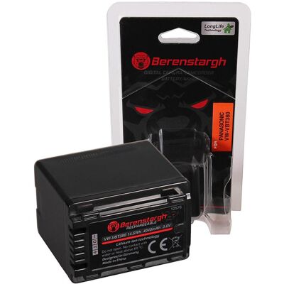 Berenstargh Akku f. Panasonic VW-VBT380 HC V110 V120 V160 V210 V250EB V270 V380 (Kamera Akku), Kamera Stromversorgung, Schwarz Berenstargh Akku f. Panasonic VW-VBT380 HC V110 V120 V160 V210 V250EB V270 V380 (Kamera Akku), Kamera Stromversorgung, Schwarz