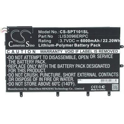 NoName Battery LIS3096ERPC for SONY, 3.7V, 6000mAh (Kamera Akku), Kamera Stromversorgung NoName Battery LIS3096ERPC for SONY, 3.7V, 6000mAh (Kamera Akku), Kamera Stromversorgung