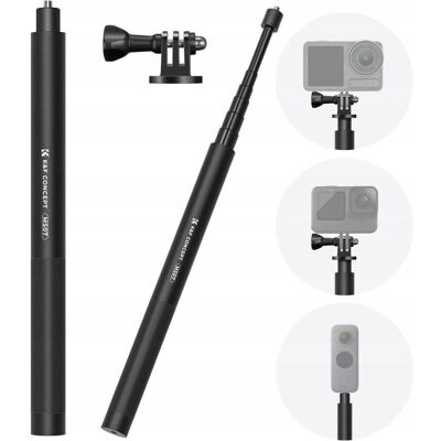 K&F Concept Statyw Monopod Kijek Selfie Stick 153cm Do Gopro Sjcam Xiaomi Dji Insta360 /Kf09.132 / Ms07, Selfie Stick K&F Concept Statyw Monopod Kijek Selfie Stick 153cm Do Gopro Sjcam Xiaomi Dji Insta360 /Kf09.132 / Ms07, Selfie Stick