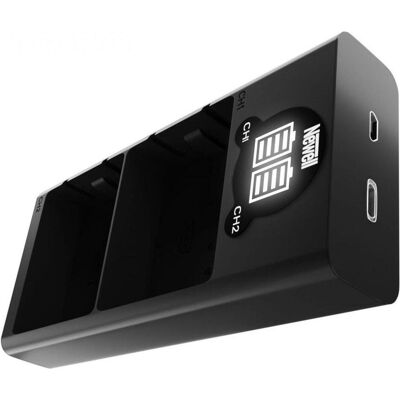 Newell fotoaparato įkroviklis DL-USB-C dviejų kanalų įkroviklis A4A baterijoms, skirtas Arlo (Kamera Akku Ladegerät), Kamera Stromversorgung, Schwarz Newell fotoaparato įkroviklis DL-USB-C dviejų kanalų įkroviklis A4A baterijoms, skirtas Arlo (Kamera Akku Ladegerät), Kamera Stromversorgung, Schwarz