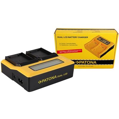 Patona Dual LCD USB Ladegerät f. Samsung BP1900 BP-1900 EDBP1900 ED-BP-1900 (Kamera Akku Ladegerät), Kamera Stromversorgung, Schwarz Patona Dual LCD USB Ladegerät f. Samsung BP1900 BP-1900 EDBP1900 ED-BP-1900 (Kamera Akku Ladegerät), Kamera Stromversorgung, Schwarz