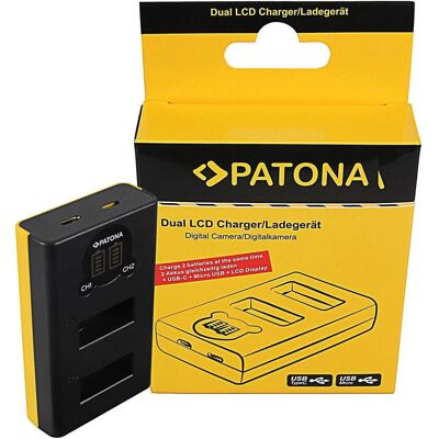 Patona Ladegerät (Kamera Akku Ladegerät), Kamera Stromversorgung, Schwarz, Gelb Patona Ladegerät (Kamera Akku Ladegerät), Kamera Stromversorgung, Schwarz, Gelb