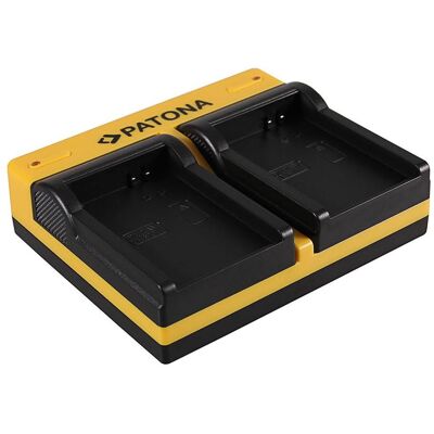 Patona Dual Ladegerät f. Samsung BP1310 NX10 NX100 NX11 inkl. Micro-USB Kabel (Kamera Akku Ladegerät), Kamera Stromversorgung, Schwarz Patona Dual Ladegerät f. Samsung BP1310 NX10 NX100 NX11 inkl. Micro-USB Kabel (Kamera Akku Ladegerät), Kamera Stromversorgung, Schwarz