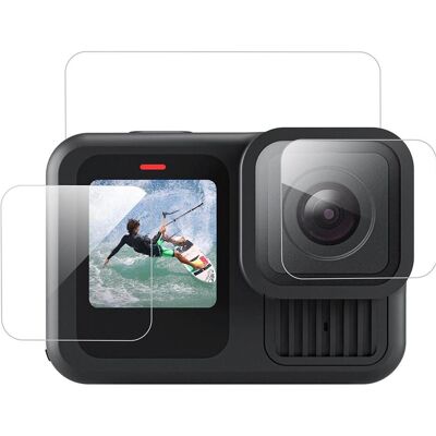 Telesin 3-in-1 Tempered Glass for GoPro Hero 13 Black (S6-FLM-07-TGP), Geräte Schutzfolie Telesin 3-in-1 Tempered Glass for GoPro Hero 13 Black (S6-FLM-07-TGP), Geräte Schutzfolie