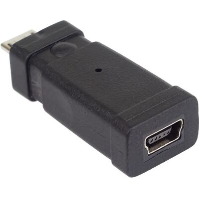 PremiumCord USB redukce Mini 5 PIN/female - Micro USB/male, USB Kabel PremiumCord USB redukce Mini 5 PIN/female - Micro USB/male, USB Kabel
