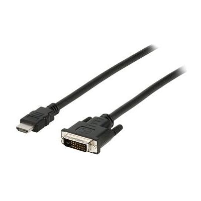 Valueline Kabel HDMI - DVI-D M/M 10 m / Video kabel / 24+1 pin (10 m), Videokabel, Schwarz Valueline Kabel HDMI - DVI-D M/M 10 m / Video kabel / 24+1 pin (10 m), Videokabel, Schwarz