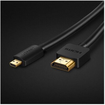 Ugreen HDMI – Micro HDMI (1.50 m), Videokabel, Schwarz Ugreen HDMI – Micro HDMI (1.50 m), Videokabel, Schwarz