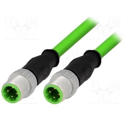 Harting Kabel: für Sensoren/Automaten PIN: 4 M12 männlich,beiderseitig, Elektronikkabel + Stecker Harting Kabel: für Sensoren/Automaten PIN: 4 M12 männlich,beiderseitig, Elektronikkabel + Stecker