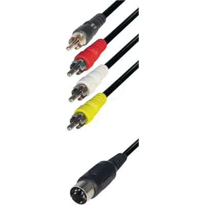 Transmedia Verbindungskabel (1.50 m, Cinch Kabel), Audiokabel Transmedia Verbindungskabel (1.50 m, Cinch Kabel), Audiokabel