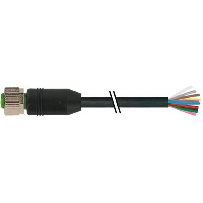 Murr Elektronik Murrelektronik M12-Buchse gerade 7000-19041-7050300, Elektronikkabel + Stecker, Transparent Murr Elektronik Murrelektronik M12-Buchse gerade 7000-19041-7050300, Elektronikkabel + Stecker, Transparent