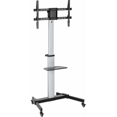 ART S-11 Mobile LCD/LED TV stand 37-86’ 50 Kg (50 kg, 37" - 86"), TV Ständer, Schwarz, Silber ART S-11 Mobile LCD/LED TV stand 37-86’ 50 Kg (50 kg, 37" - 86"), TV Ständer, Schwarz, Silber
