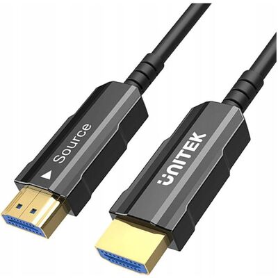 Unitek KABEL OPTYCZNY HDMI 2.0 AOC 4K 60HZ 7M (7 m), Videokabel, Schwarz Unitek KABEL OPTYCZNY HDMI 2.0 AOC 4K 60HZ 7M (7 m), Videokabel, Schwarz