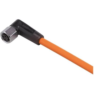 IFM Anschlusskabel, Elektronikkabel + Stecker, Transparent, Schwarz IFM Anschlusskabel, Elektronikkabel + Stecker, Transparent, Schwarz