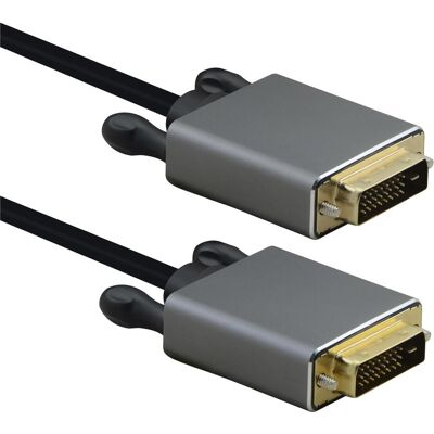 Helos PREMIUM DVI-Kabel (5 m), Videokabel, Schwarz Helos PREMIUM DVI-Kabel (5 m), Videokabel, Schwarz
