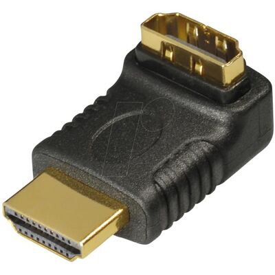 Transmedia HDMI Winkeladapter (Stecker/Kupplung), Video Adapter, Schwarz Transmedia HDMI Winkeladapter (Stecker/Kupplung), Video Adapter, Schwarz