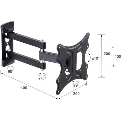 Libox LB-210 TV Wandhalterung - Für 23-42 Zoll, Max 25kg, VESA 200x200 Libox LB-210 TV Wandhalterung - Für 23-42 Zoll, Max 25kg, VESA 200x200