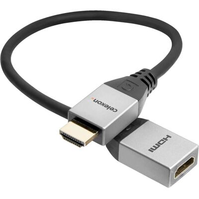 Celexon HDMI M/F Adapter mit Ethernet - 2.0a/b 4K 0,25m - Professional Line (0.25 m), Videokabel, Schwarz Celexon HDMI M/F Adapter mit Ethernet - 2.0a/b 4K 0,25m - Professional Line (0.25 m), Videokabel, Schwarz