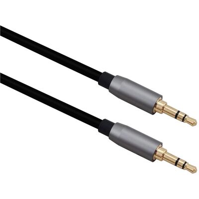 Helos Anschlusskabel, Klinke 3,5mm Stecker/Stecker 3 Pin, PREMIUM, 0,5m, schwarz Klinke 3,5mm St./St. 3 P (0.50 m), Audiokabel Helos Anschlusskabel, Klinke 3,5mm Stecker/Stecker 3 Pin, PREMIUM, 0,5m, schwarz Klinke 3,5mm St./St. 3 P (0.50 m), Audiokabel