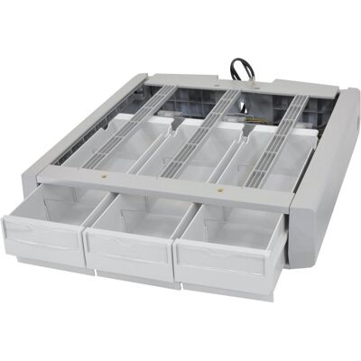 Ergotron Supplemental Triple Drawer - Montagekomponente (Auszugsmodul), TV Zubehör, Grau, Weiss Ergotron Supplemental Triple Drawer - Montagekomponente (Auszugsmodul), TV Zubehör, Grau, Weiss