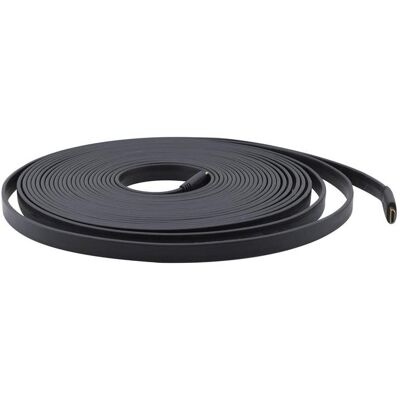 Kramer HDMI-Flachkabel (15.20 m), Videokabel, Schwarz Kramer HDMI-Flachkabel (15.20 m), Videokabel, Schwarz