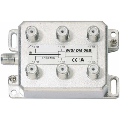 WISI DM 06 B Cable splitter Silber (Antennenkabel), Antennenkabel WISI DM 06 B Cable splitter Silber (Antennenkabel), Antennenkabel