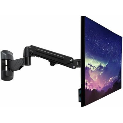 Lindy Display Wall Mount W/ Gas Strut (Wand, 32", 9 kg), Monitor Halterung, Schwarz Lindy Display Wall Mount W/ Gas Strut (Wand, 32", 9 kg), Monitor Halterung, Schwarz
