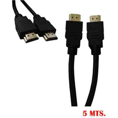 EDM HDMI Kabel 51233 Schwarz (5 m), Videokabel, Schwarz EDM HDMI Kabel 51233 Schwarz (5 m), Videokabel, Schwarz
