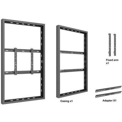 Multibrackets Monitor Rahmen, Wandmontage, 75"/1263, Digital Signage Zubehör, Schwarz Multibrackets Monitor Rahmen, Wandmontage, 75"/1263, Digital Signage Zubehör, Schwarz