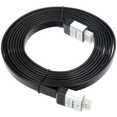 OEM Cable Cable HDMI to HDMI 4K 60Hz High Speed with Ethernet ver. 2.0 3 m black (3 m), Videokabel, Schwarz OEM Cable Cable HDMI to HDMI 4K 60Hz High Speed with Ethernet ver. 2.0 3 m black (3 m), Videokabel, Schwarz