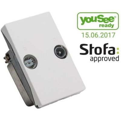 Triax Wall Outlet FM/TV, TV Zubehör, Weiss Triax Wall Outlet FM/TV, TV Zubehör, Weiss