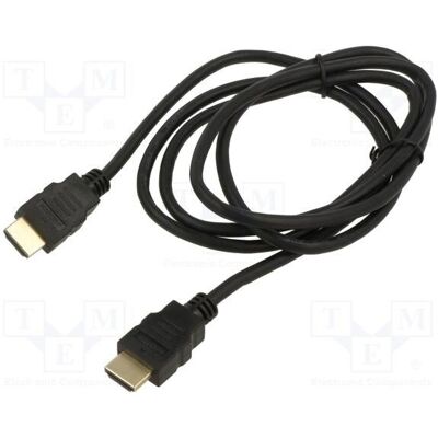 ART Kabel HDMI - HDMI czarny (KABHDMI/HDMIAL10) (1.50 m), Videokabel, Schwarz ART Kabel HDMI - HDMI czarny (KABHDMI/HDMIAL10) (1.50 m), Videokabel, Schwarz