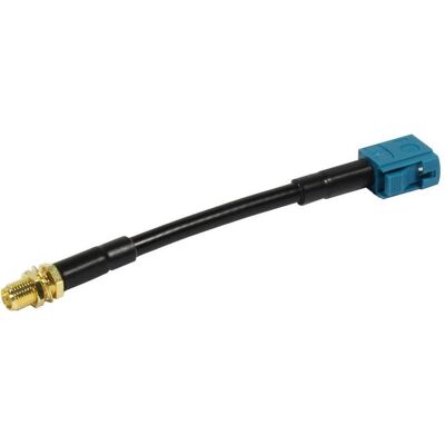 Allnet Antennen-Kabel LMR-195 SMA(F) Fakra (F) AquaBlue/Waterblue (Keycode Z) 10cm (Antennenkabel), Antennenkabel Allnet Antennen-Kabel LMR-195 SMA(F) Fakra (F) AquaBlue/Waterblue (Keycode Z) 10cm (Antennenkabel), Antennenkabel