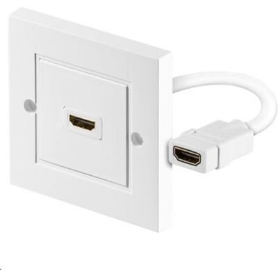 MicroConnect HDMI (Typ A) — HDMI (Typ A) (0.09 m), Videokabel, Weiss MicroConnect HDMI (Typ A) — HDMI (Typ A) (0.09 m), Videokabel, Weiss