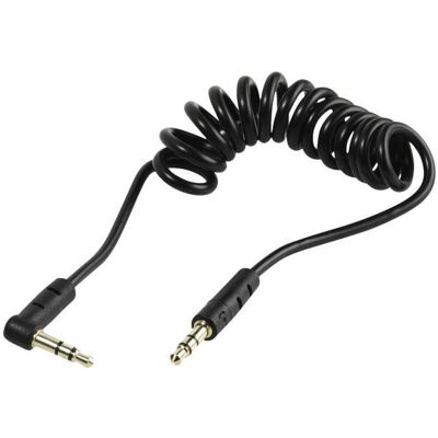 Vivanco Klinkenverbindung Spiralkabel 3,5 mm, 0,75m (0.75 m, AUX Kabel), Audiokabel Vivanco Klinkenverbindung Spiralkabel 3,5 mm, 0,75m (0.75 m, AUX Kabel), Audiokabel