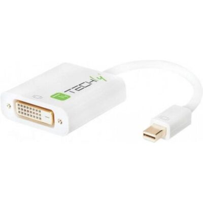 Techly Mini DisplayPort zu, Video Adapter, Weiss Techly Mini DisplayPort zu, Video Adapter, Weiss