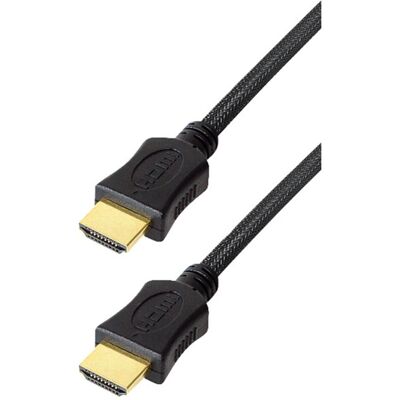 Transmedia Anschluss-/Verbindungskabel, a) von 1x HDMI-Stecker, b) auf 1x HDMI-Stecker, 3 Meter, vergoldete Kon (3 m), Videokabel, Schwarz Transmedia Anschluss-/Verbindungskabel, a) von 1x HDMI-Stecker, b) auf 1x HDMI-Stecker, 3 Meter, vergoldete Kon (3 m), Videokabel, Schwarz