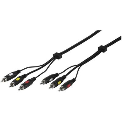 Vivanco Cinch Video Verbindung 2m (2 m, Cinch Kabel), Audiokabel Vivanco Cinch Video Verbindung 2m (2 m, Cinch Kabel), Audiokabel