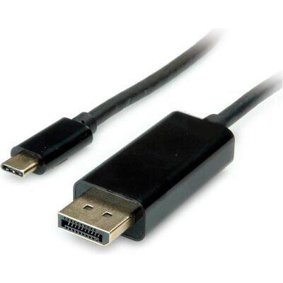 Secomp STANDARD USB Typ C - DisplayPort Adapterkabel, v1.2, ST/ST (DisplayPort), Video Adapter, Schwarz Secomp STANDARD USB Typ C - DisplayPort Adapterkabel, v1.2, ST/ST (DisplayPort), Video Adapter, Schwarz