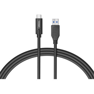 Celexon USB-C auf USB-A Kabel - USB 3.2 Gen 2x1 0,5m, schwarz (0.50 m, 15 W), USB Kabel Celexon USB-C auf USB-A Kabel - USB 3.2 Gen 2x1 0,5m, schwarz (0.50 m, 15 W), USB Kabel