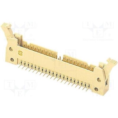 Harting Steckverbinder: IDC Buchse männlich PIN: 50 SEK gewinkelt 1A, Elektronikkabel + Stecker, Grau Harting Steckverbinder: IDC Buchse männlich PIN: 50 SEK gewinkelt 1A, Elektronikkabel + Stecker, Grau