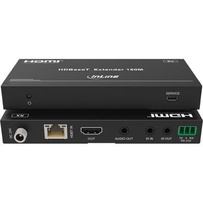 Eaton System przekazu sygnału AV InLine Video Extender, Cat.6, HDMI 4K/60Hz, HDBaseT, Set (Extender), Video Converter Eaton System przekazu sygnału AV InLine Video Extender, Cat.6, HDMI 4K/60Hz, HDBaseT, Set (Extender), Video Converter
