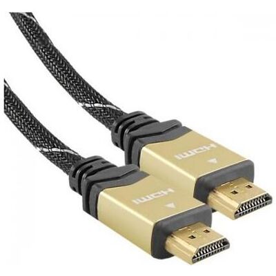 Qoltec HDMI A - HDMI A 5 m (5 m), Videokabel, Gold, Schwarz Qoltec HDMI A - HDMI A 5 m (5 m), Videokabel, Gold, Schwarz