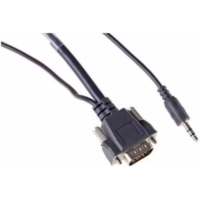 Mercodan PRO VGA m. lyd kabel, Micro, Videokabel, Schwarz Mercodan PRO VGA m. lyd kabel, Micro, Videokabel, Schwarz
