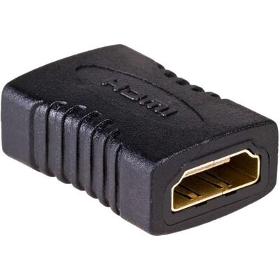 Akyga Adapter AK-AD-05 HDMI (f) / HDMI (f) (HDMI, 2 cm), Data + Video Adapter, Schwarz Akyga Adapter AK-AD-05 HDMI (f) / HDMI (f) (HDMI, 2 cm), Data + Video Adapter, Schwarz