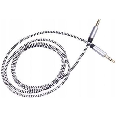 Libox Kabel Jack 3.5mm - Jack 3.5mm 1m srebrny (LB0094) (1 m, AUX Kabel), Audiokabel Libox Kabel Jack 3.5mm - Jack 3.5mm 1m srebrny (LB0094) (1 m, AUX Kabel), Audiokabel