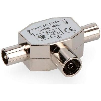 EDM Metallic splitter 1 base + 2 plugs packaging (Diverse), TV Zubehör, Mehrfarbig EDM Metallic splitter 1 base + 2 plugs packaging (Diverse), TV Zubehör, Mehrfarbig