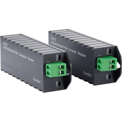 Doorbird, Zubehör Gebäudesicherheit, 2-Draht Ethernet PoE+ Konverter A1072 Doorbird, Zubehör Gebäudesicherheit, 2-Draht Ethernet PoE+ Konverter A1072