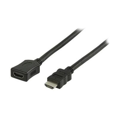 Valueline HDMI prodlužovací kabel černá / Kabel HDMI / 3D/4K / 3 m / Poniklované konektory (3 m), Videokabel, Schwarz Valueline HDMI prodlužovací kabel černá / Kabel HDMI / 3D/4K / 3 m / Poniklované konektory (3 m), Videokabel, Schwarz